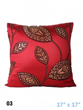 Leaf Print Cushion Cover & Filler